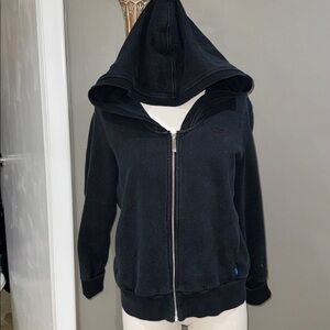 Adidas Blue Full-Zip Hooded Jacket for Women